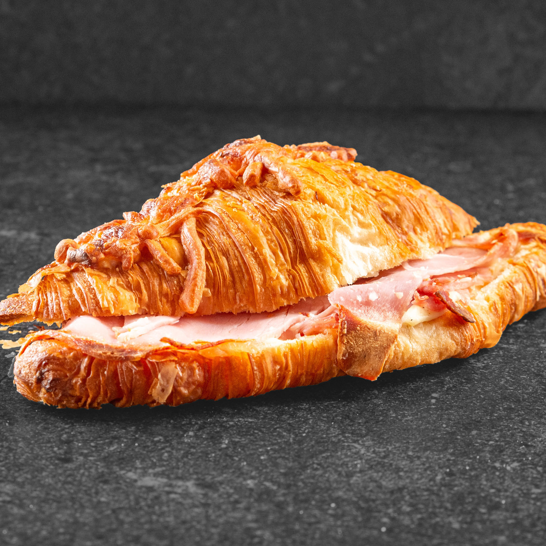 Ham and Cheese Croissant – Chouquette Traditional French Bakery ...